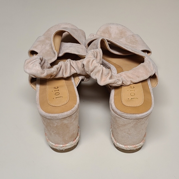 Joie Suede Garden slingback platform sandals size 38 - Picture 6 of 13